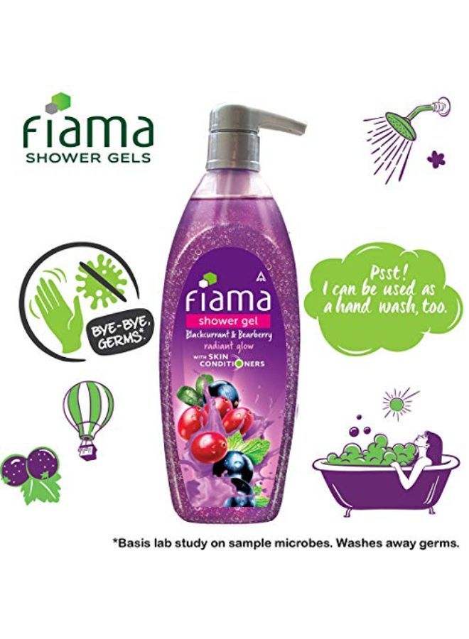 Fiama جل الاستحمام برائحة التوت البري والكشمش الأسود، 500 مل - Image 3