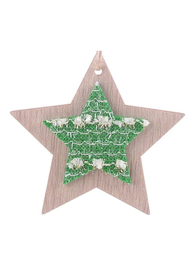 NIBEMINENT Decorative Wooden Star Shape Ornament - Image 1