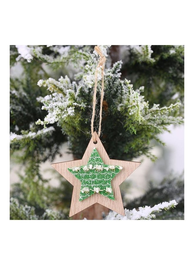 NIBEMINENT Decorative Wooden Star Shape Ornament - Image 2