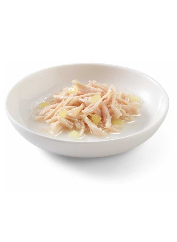 Schesir 14PC  Cat Wet Food (Can)-Chicken With Pineapple 75g - Image 2