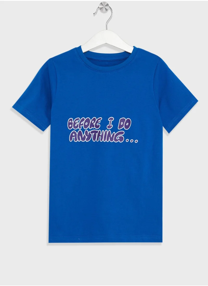 Pinata Boys Front And Back  Printed T-Shirt