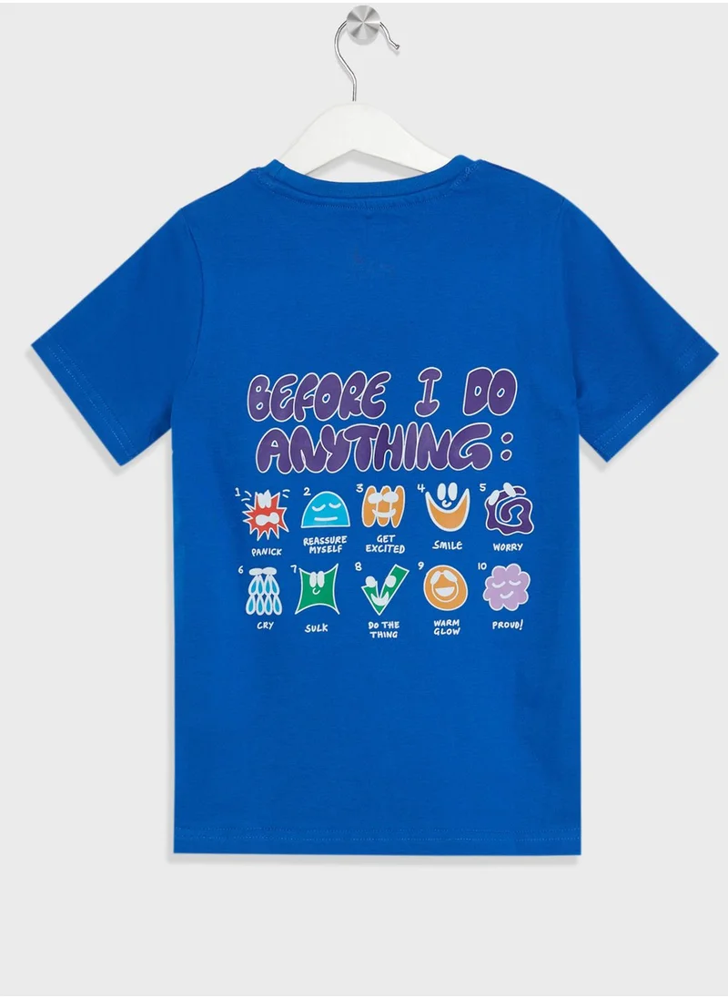 Pinata Boys Front And Back  Printed T-Shirt