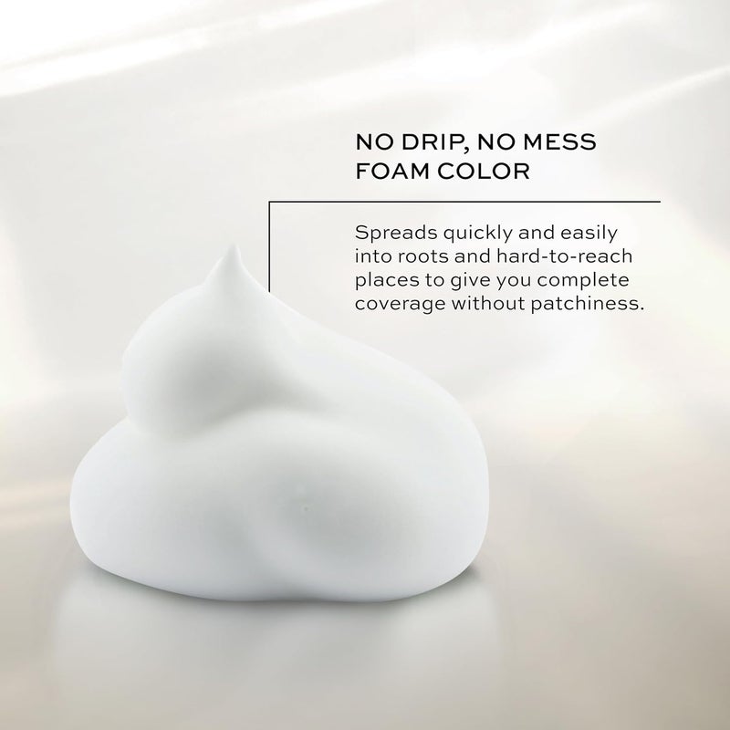 John Frieda Precision Foam Colour - Dark Natural Brown 4N - Permanent Hair Color with 100% Grey Coverage - Image 4