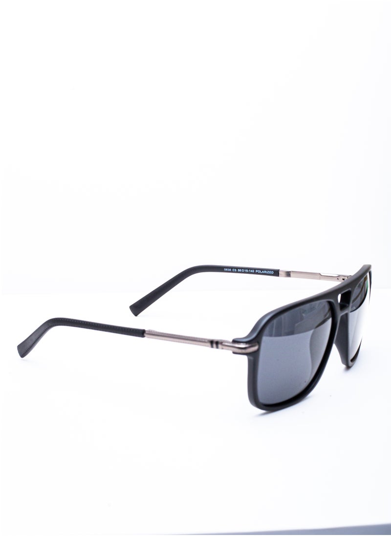 Baleno "Aviator Sunglasses with Polarized UV Protection Lenses – Lightweight, Durable Metal Frame for Men & Women, Perfect for Driving, Travel, and Outdoor Activities"  - Image 3