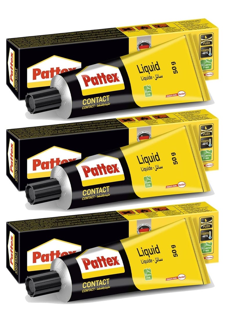 Pattex Pattex Henkel Tube Classic 50g, Pack of 3  - Image 1