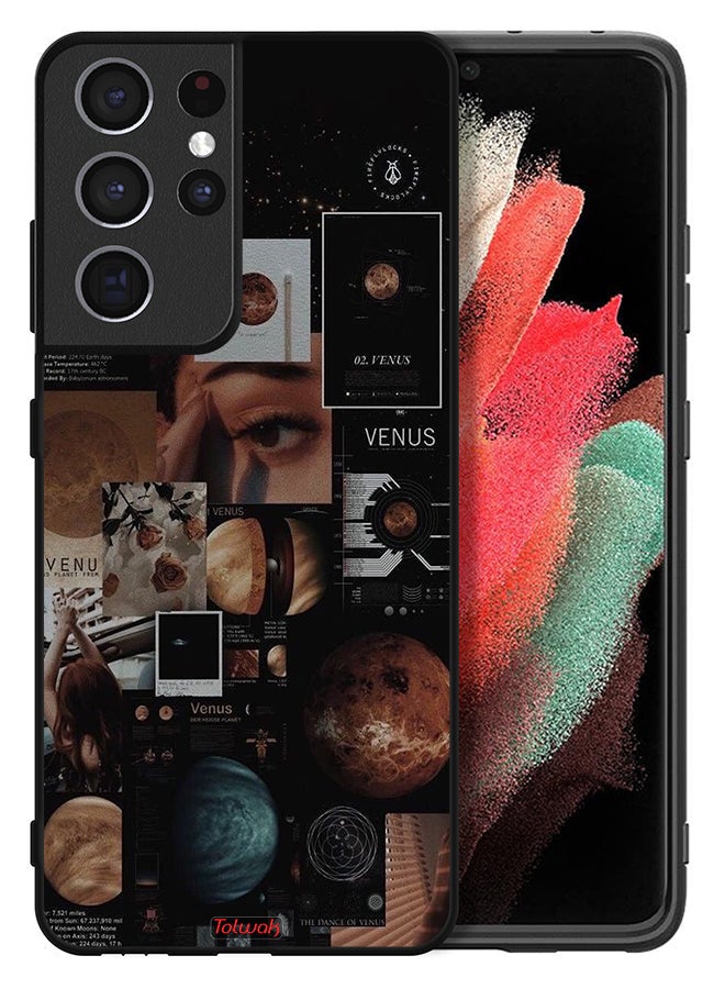 Tolwak Samsung Galaxy S21 Ultra 5G Protective Case Cover Venus Art - Image 2