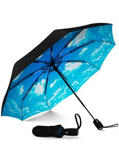 Rylan Umbrella Automatic Open Travel Umbrella with Wind Vent,Umbrella big size for men, Umbrella for girls, Umbrellas for rain,Windproof Umberalla Large for Man,Women(Blue Sky) - pzsku/ZBEABD38BAAD106561C9FZ/45/_/1738305929/bd32f1f9-18ac-4261-98da-4b52493259c9