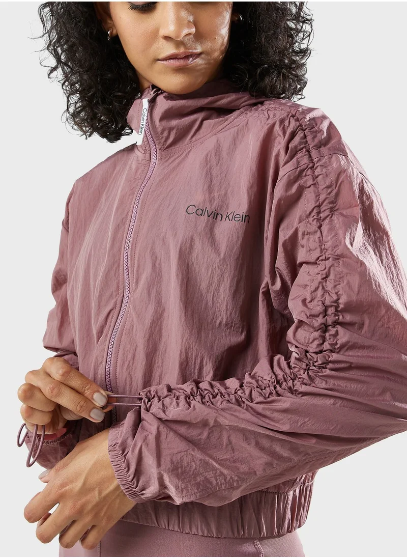 Calvin Klein Sports Logo Windbreaker Jacket