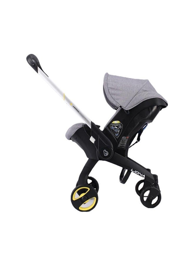BabyDream 4-In-1 Liona Stroller Grey And Black - Image 1