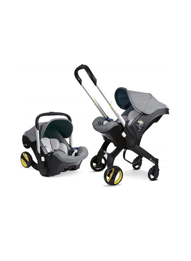 BabyDream 4-In-1 Liona Stroller Grey And Black - Image 2