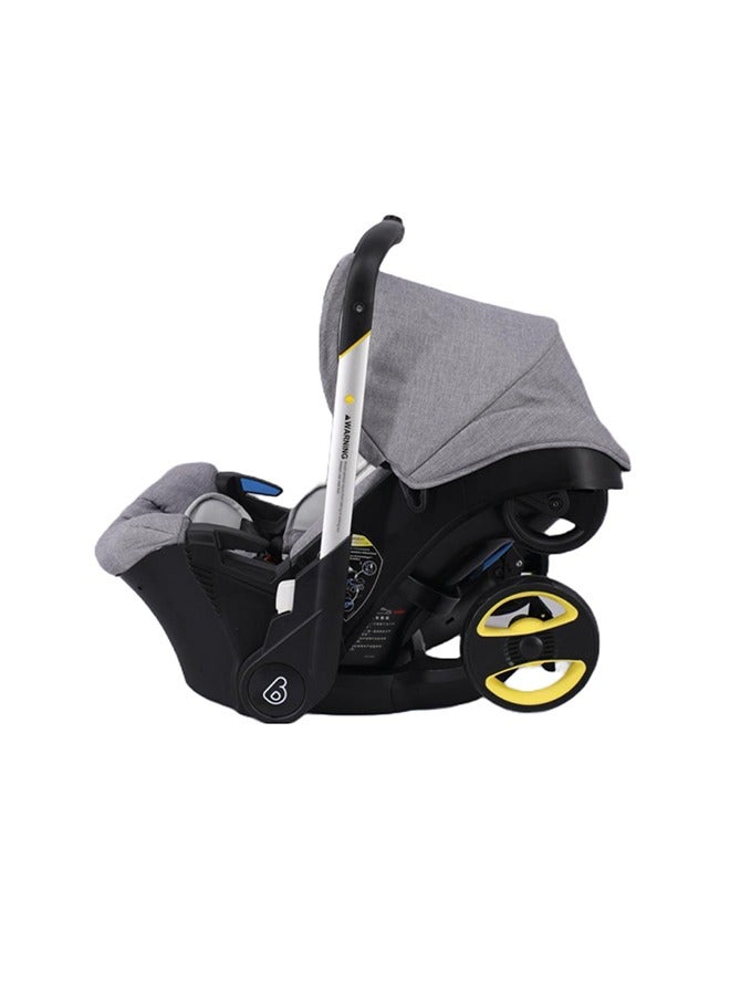 BabyDream 4-In-1 Liona Stroller Grey And Black - Image 5