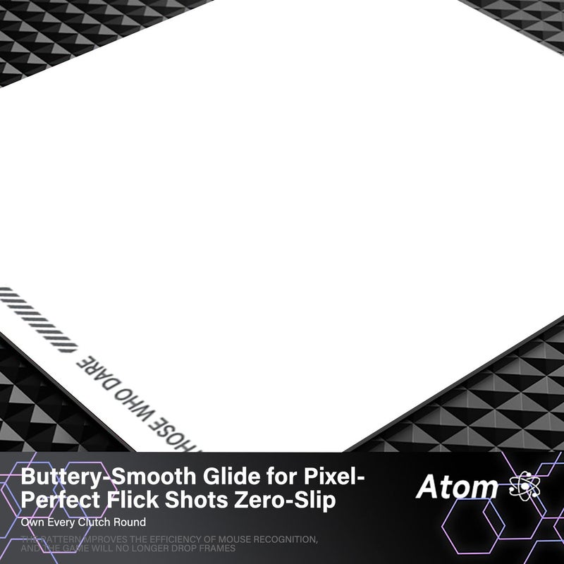 ATOM Mouse Pad Tempered Glass 25x25cm Anime Character Laser Engraved Surface Non Slip Honeycomb Base Gaming Mouse Pad - Image 3