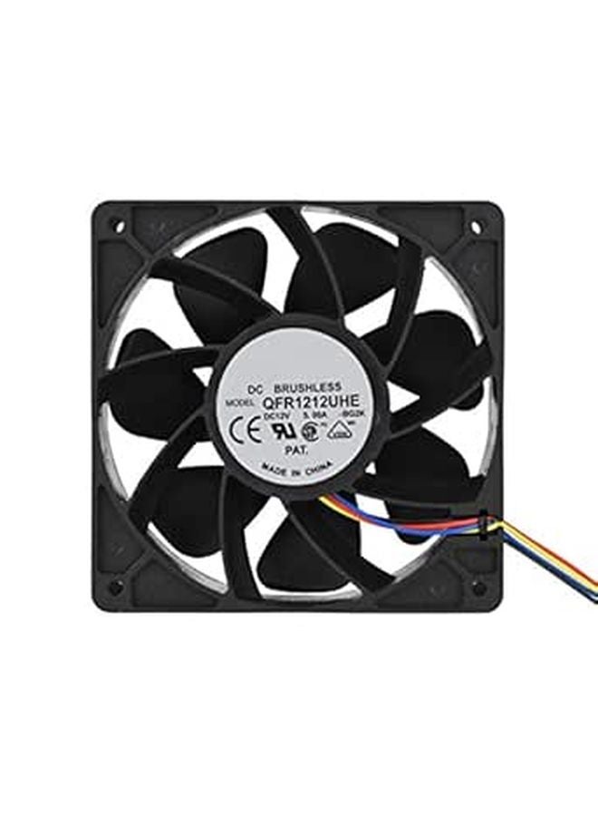 مروحة تبريد عالية التدفق 280 قدم مكعب في الدقيقة بمحمل كروي مزدوج وإضاءة RGB لأنتماينر إس7 وإس9 - Image 1