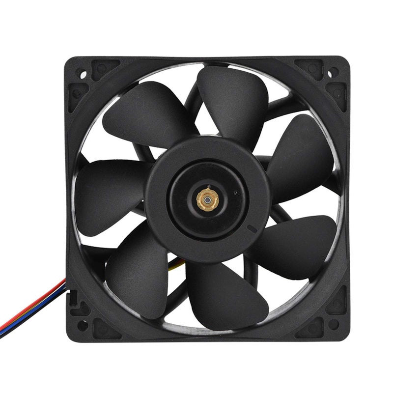 مروحة تبريد عالية التدفق 280 قدم مكعب في الدقيقة بمحمل كروي مزدوج وإضاءة RGB لأنتماينر إس7 وإس9 - Image 4
