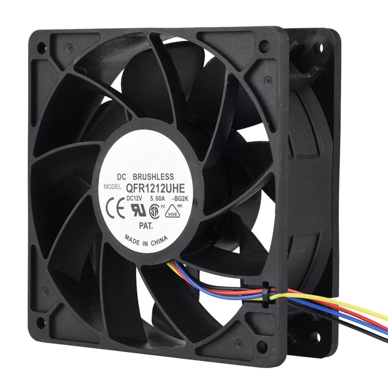 مروحة تبريد عالية التدفق 280 قدم مكعب في الدقيقة بمحمل كروي مزدوج وإضاءة RGB لأنتماينر إس7 وإس9 - Image 5