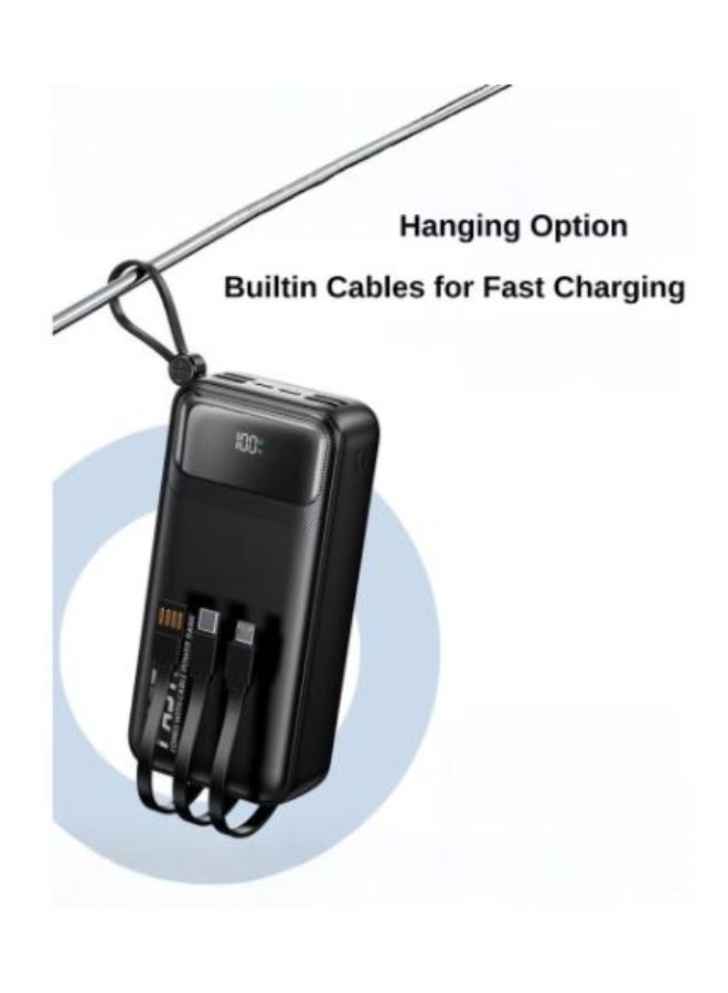 bataariat mutanaqilat bisaeat 20000 milali 'ambir mae shahn sarie biquat 22.5 wat - 4 manafidh USB wamunafadhan min alnawe C, shashat eard raqmiatin, muetamidat liliastikhdam fi altayarani, himayat min aljuhd alzaayid wadarajat alhararat alzaayidati, tatadaman kabilat min alnawe C w Lightning w USB - 'aswad - Image 4