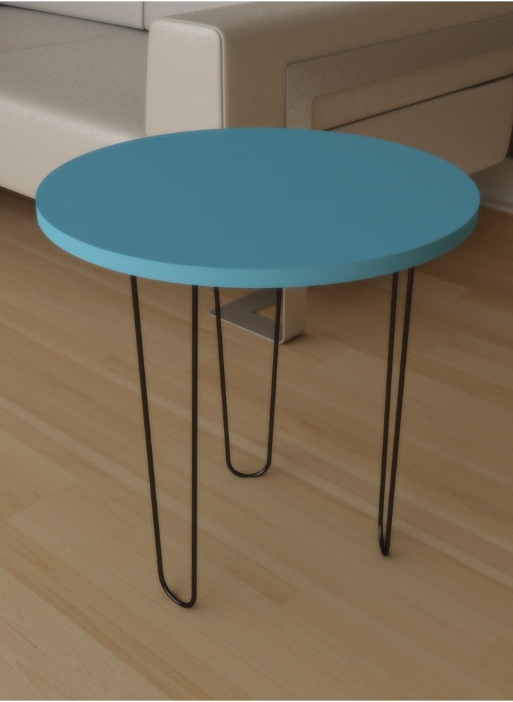 Generic Momentum Modern Side table, Metal legs, PVC surface, 60 CM.  - Image 2