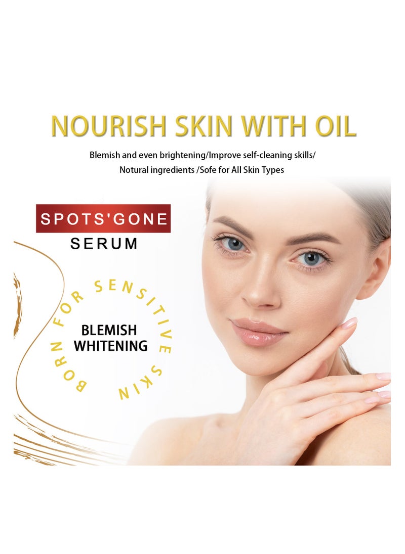 OUHOE - Spot Fading Essence Whitening Skin Fading Dark Spots and Acne Hydrating Moisturizing and Anti Aging Essence - Image 1