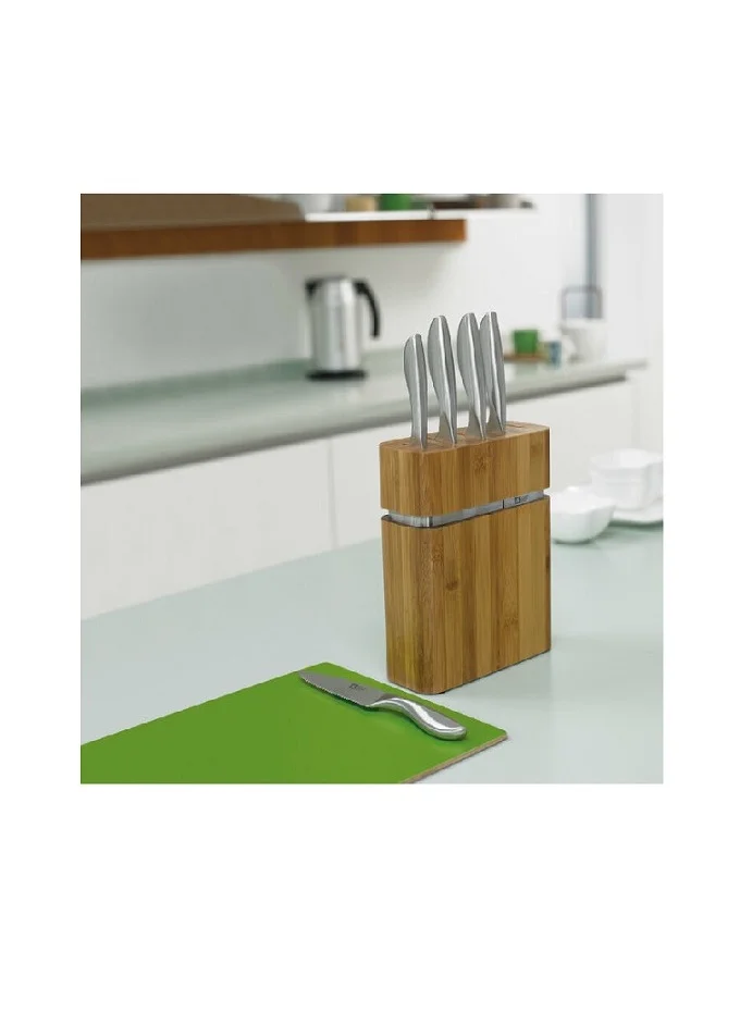 Richardson Sheffield FORME CONTOURS 5 pc knife block bamboo