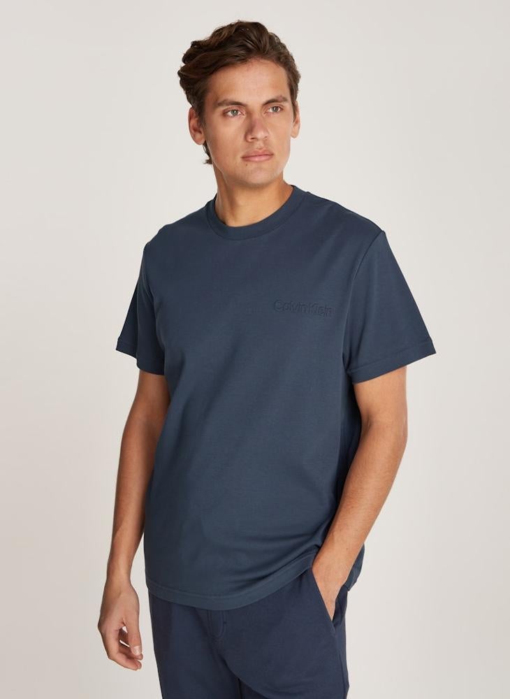 CALVIN KLEIN Logo Detailed Crew Neck Short Sleeve T-Shirt  - Image 1
