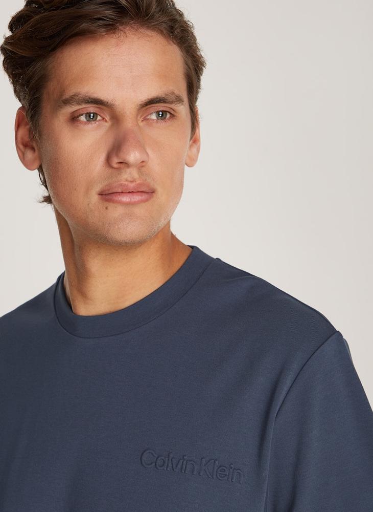 CALVIN KLEIN Logo Detailed Crew Neck Short Sleeve T-Shirt  - Image 3