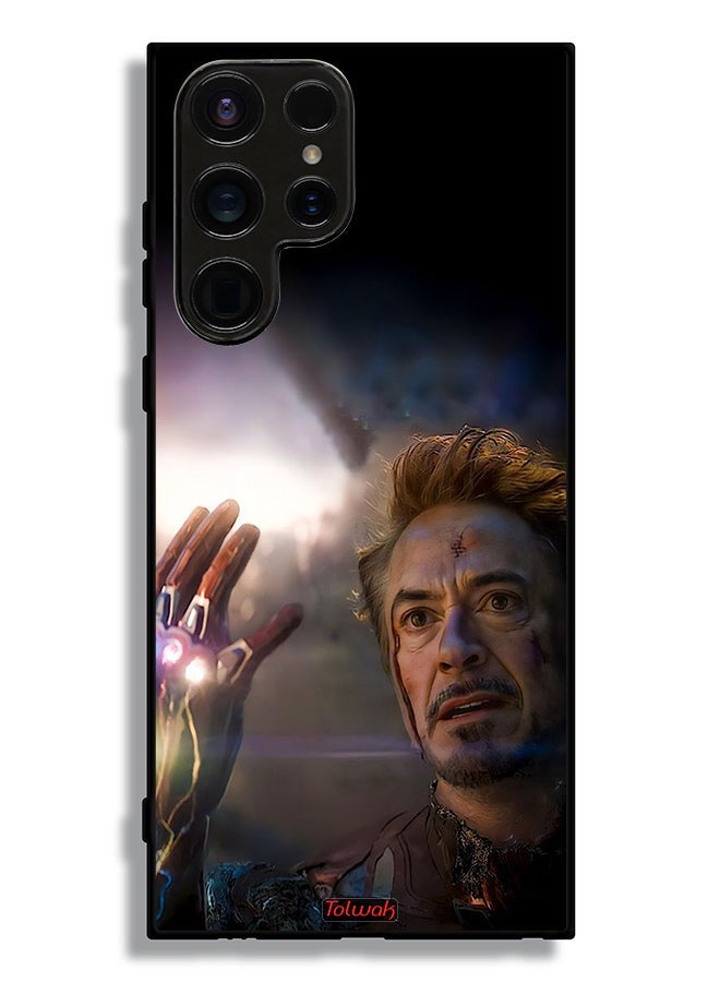 Tolwak Samsung Galaxy S23 Ultra 5G Protective Case Cover I Am Iron Man - Image 3