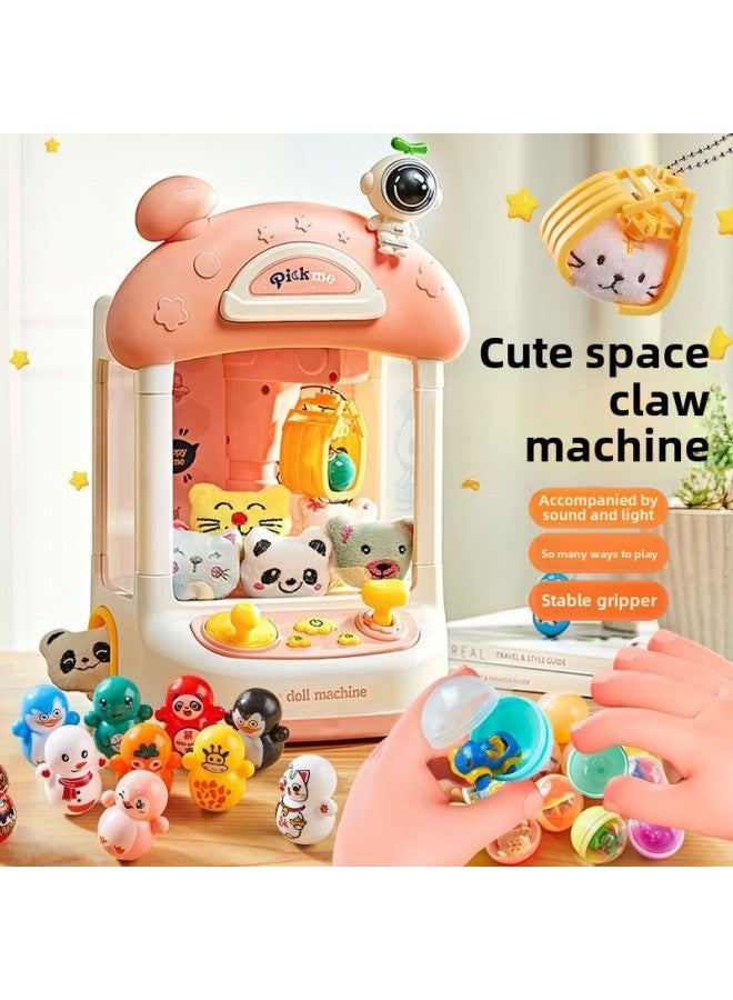 Tiktok Same Style Household Clip Doll Machine Toy Electric Clip Doll Twisted Egg Machine Children Mini Grab Doll Machine Gift-Specifications:10 Tumbler toy - Image 2