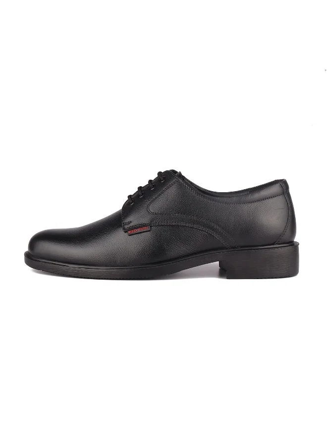 Red Chief Black Low Ankle Lace Up Formal Shoe - Rc3501 001