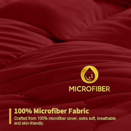 Bhoomi Impex Bed Comforter - Double Size - Ivory 300 GSM Quilt Blanket Rajai – Winter Warm Down Alternative Duvet Insert with Corner Ties - Image 5