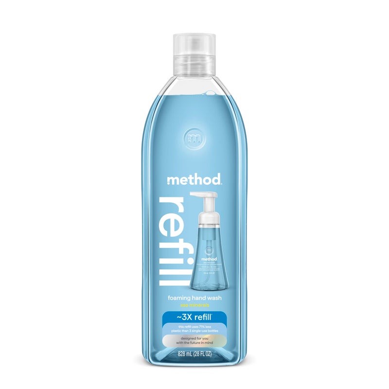 Method Foaming Hand Soap Refill, Sea Minerals, Recyclable Bottle, 28 oz, (Pack of 1) (Packaging May Vary) - Image 1