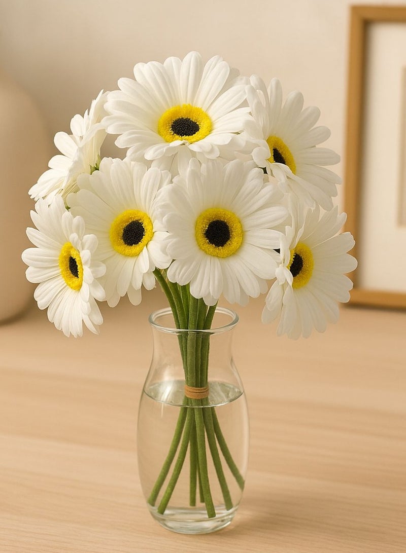 Artificial Flower Bouquet with Natural Touch White Color - Image 2