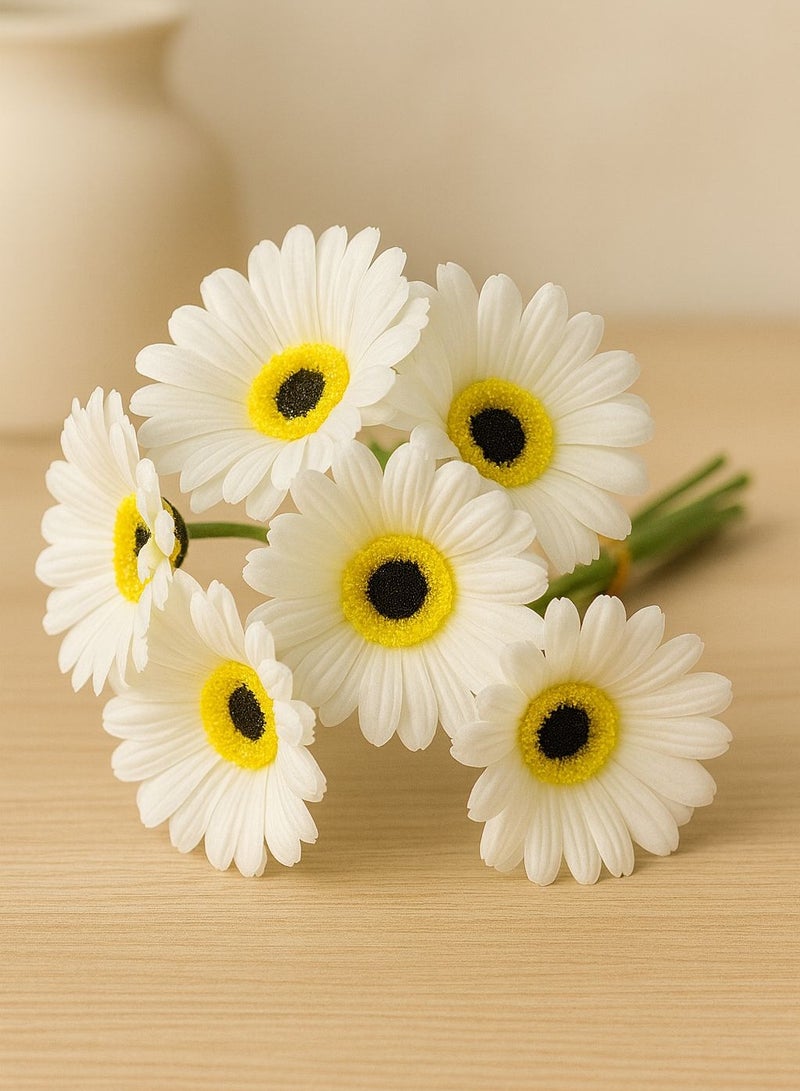 Artificial Flower Bouquet with Natural Touch White Color - Image 3