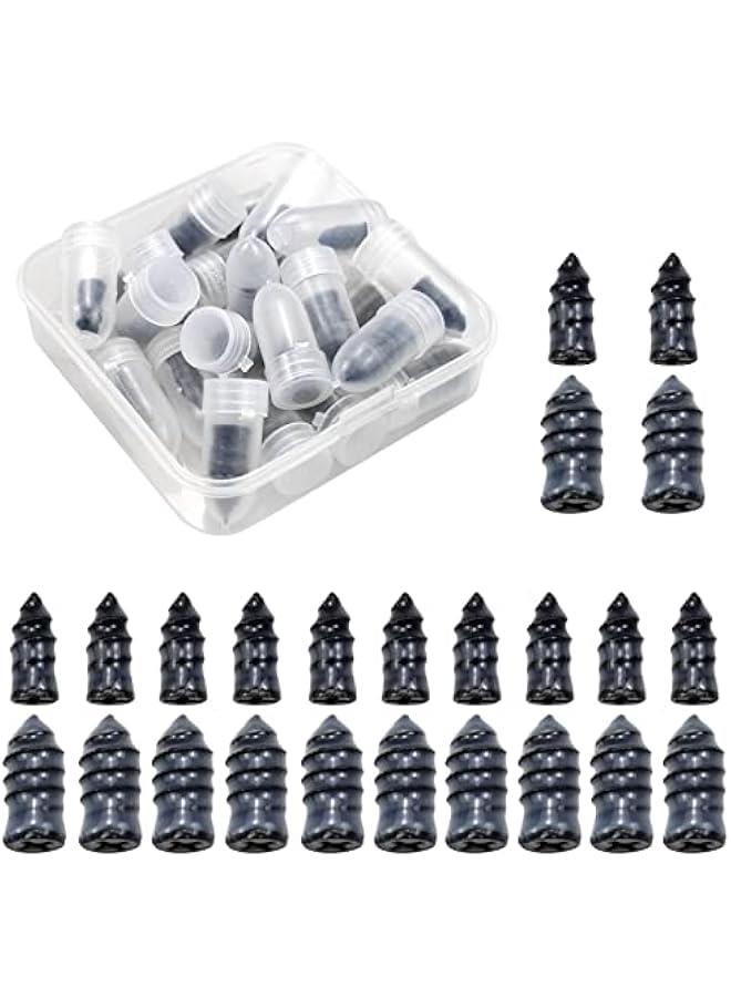 FYLX 24 Car Puncture Repair Nail SelfService Tire Repair Fast Repair Tool Tubeless Tyre Repair Rubber Nails Kit Car Tyre Puncture Emergency Repair Kit Puncture Repair Nail for Bike Motorcycle Car - Image 1