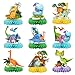 KSKSPE Dinosaur Honeycomb Centerpieces KSKSPE 9Pcs Dinosaur Party Table Centerpieces Dinosaur Birthday Decorations Dinosaur Theme Party Table Decoration for Dinosaur Supplies - Image 2
