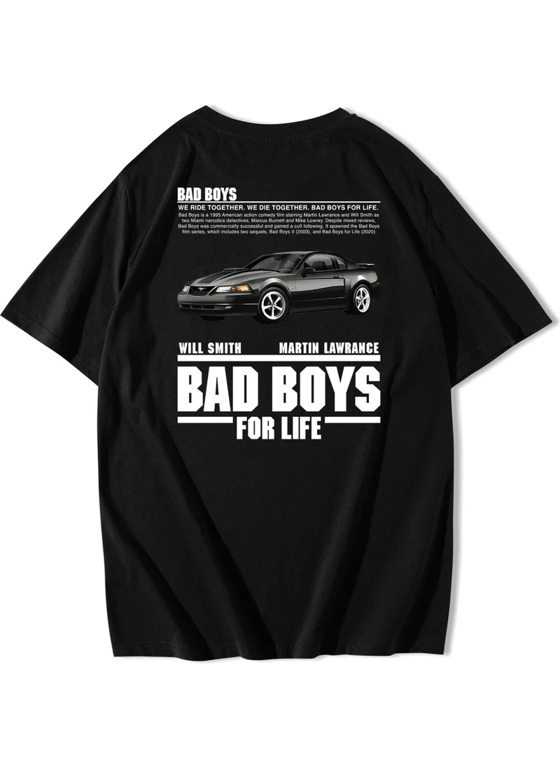بي ار زد كولكشن Unisex Oversize Bad Boys For Life T-Shirt