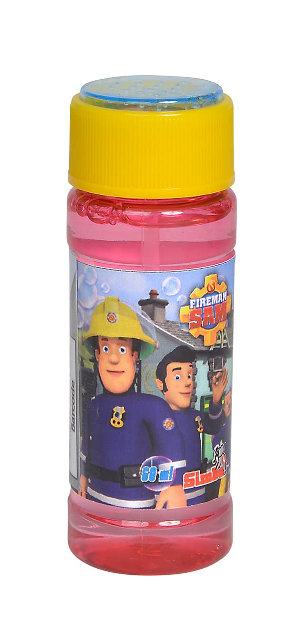 Simba زجاجة فقاعات الصابون سمبا فايرمان سام 109252405، 3 تصاميم متنوعة، يتم تسليم عنصر واحد فقط، 60 مل من السائل، لغز في الغطاء، من 3 سنوات - Image 2