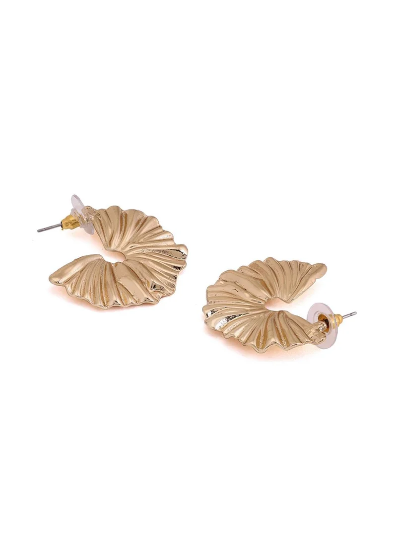 Priyaasi Plated Half Hoop Earrings