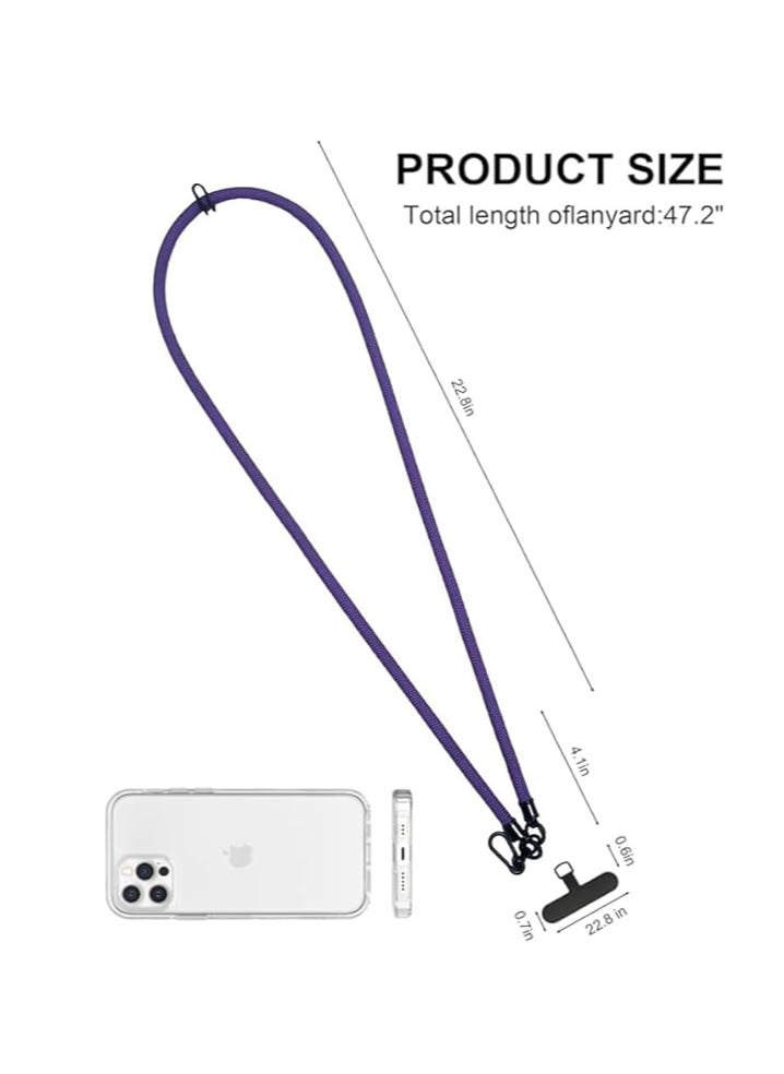 Generic Cell Phone Lanyard Convenient and Comfortable Lanyard Easy to Use Neck Phone Holder Adjustable Length Phone Strap Crossbody With Clear Patch Fits All Mobile Phones  - Image 5