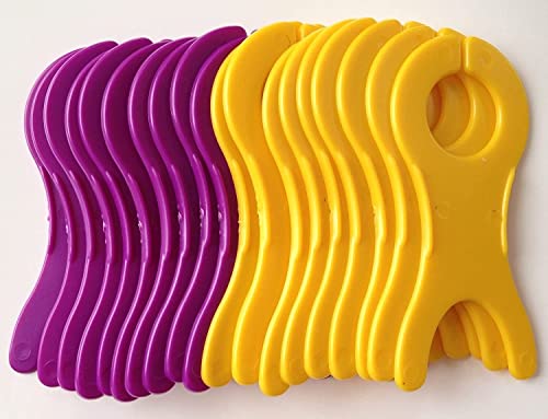 Ergonflow Large Yarn Bobbins Spool Thread Knitting Sewing Crochet Weave Tools Craft 1 Sets of 20 Pcs Random Color - Image 1