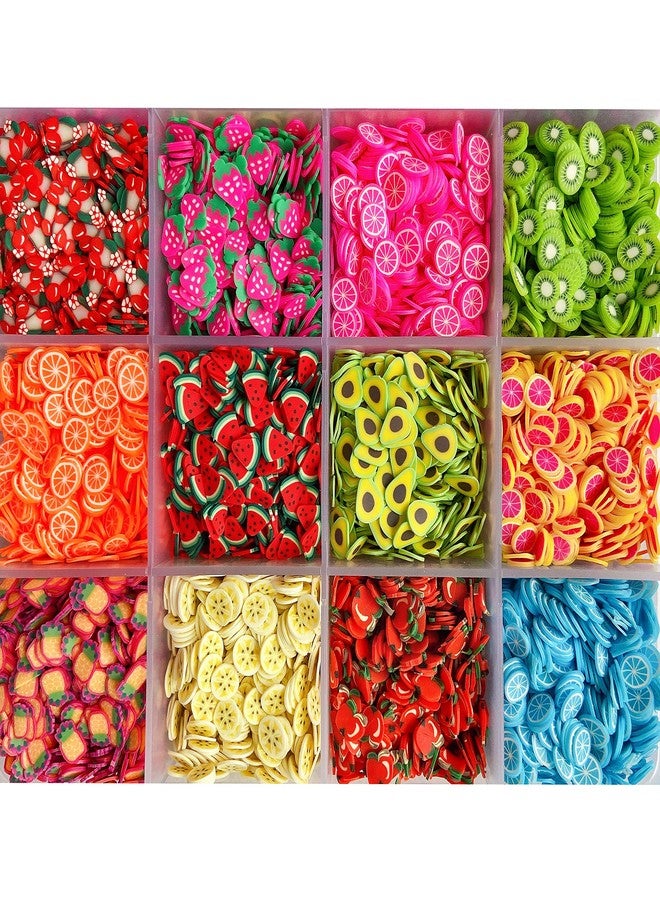 EHOPE 16800Pcs Fruit Slices Fruit Nail Art Slices Polymer Clay Slice Nail 3D Polymer Slice Colorful DIY Nail Art Supplies for DIY Crafts （24 Styles） - Image 4