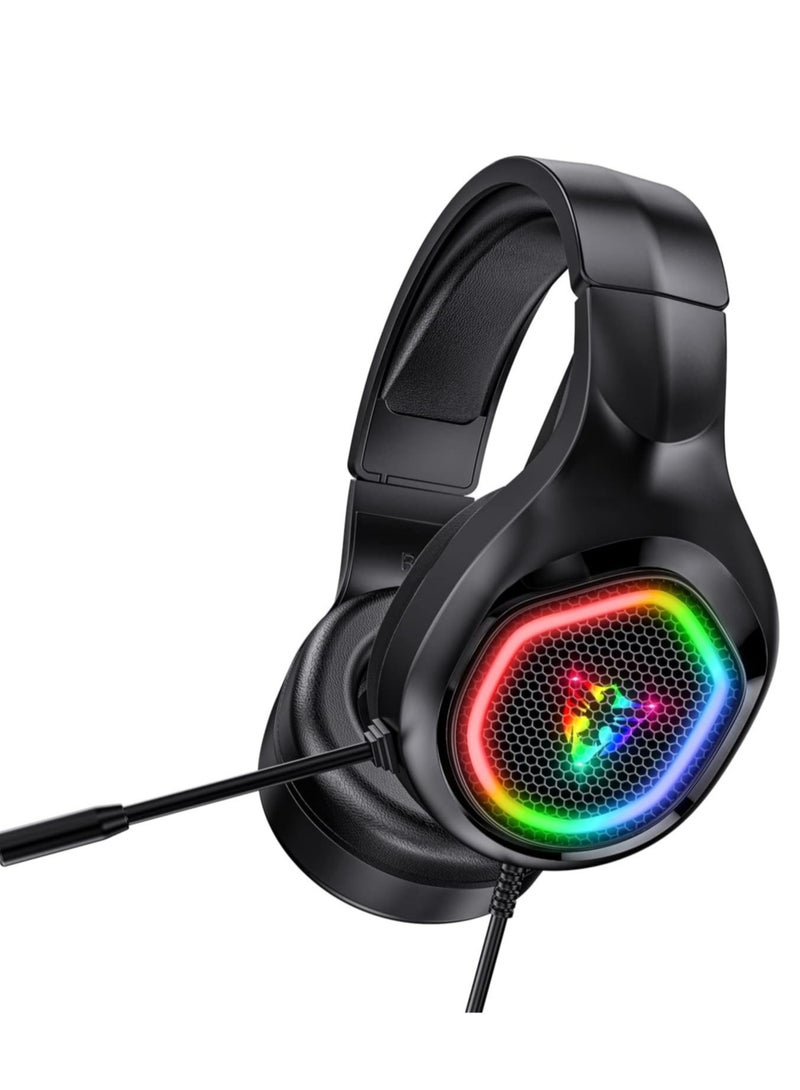 RGB سماعة ألعاب سلكية بتقنية الصوت المحيطي 3D مع ميكروفون - G503 سماعات ألعاب سلكية للكمبيوتر، إكس بوكس، بلاي ستيشن 4، وأكثر - Image 1
