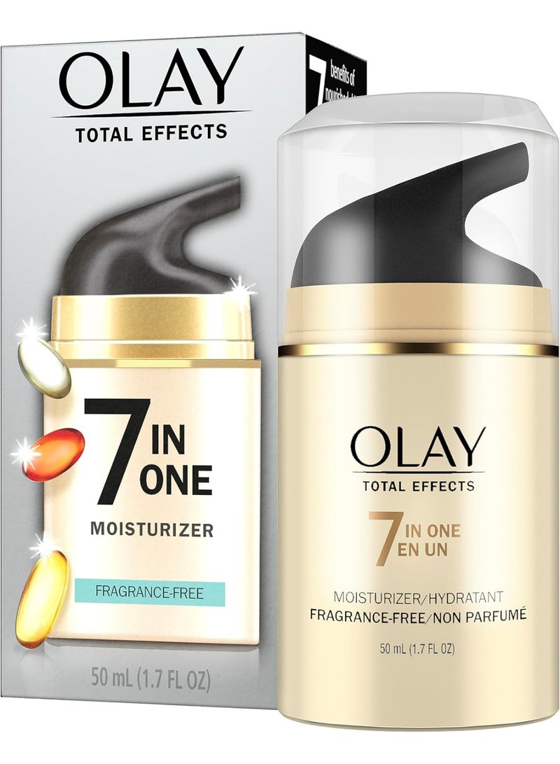 Olay Total Effects Anti-Aging Fragrance Free Moisturizer 1.7 Fl Oz - Image 1