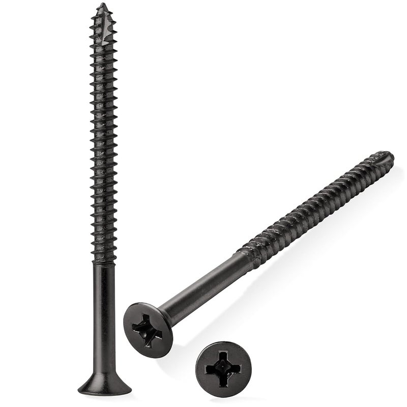 CAULDHAM Store Oil Rubbed Bronze Wood Screws #9 x 3 Inch for Door Hinges - 25 Pack - Image 5