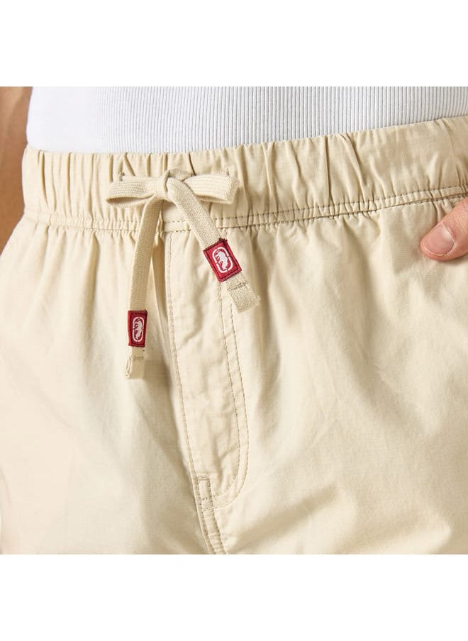 Ecko Unltd. - Ecko Unltd Solid Relaxed Fit Ribstop Joggers with Drawstring Closure - Image 1