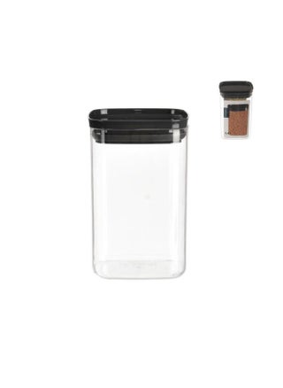 Dunia Rectangular Black Fresh & Lock Chef Food Box - Grain | Cereal Container - 1.4Lt Volume with Airtight Lid - BPA-Free - pzsku/ZBEACFC19F6F0C089C6ADZ/45/_/1710861973/652668ff-07ae-4317-9cd5-304a4ca16f0b