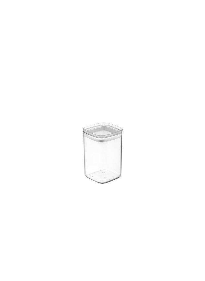 Dunya Plastik - Dunia Rectangular Black Fresh & Lock Chef Food Box - Grain | Cereal Container - 1.4Lt Volume with Airtight Lid - BPA-Free - Image 1