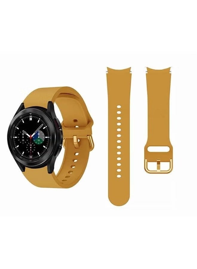 فيسوس شريط السيليكون البديل لـ Samsung Galaxy Watch4 42/46mm بني