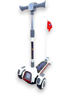 فلاش سكوتر للأطفال ، للأعمار من 3 إلى 10 سنوات - من gtgtoys (أبيض)  - Image 1