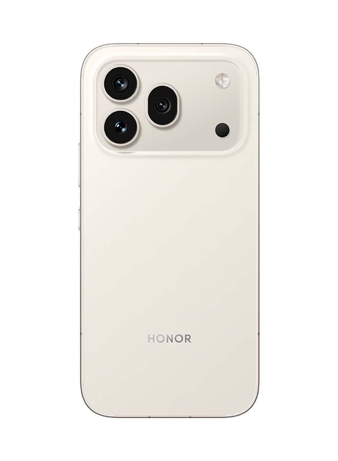 Honor 600 Pro 5G Dual SIM 12GB RAM 512GB Golden White With Free  Choice Watch Fit + Magnetic Phone Case + 12M Damage Insurance - Middle East Version - Image 2