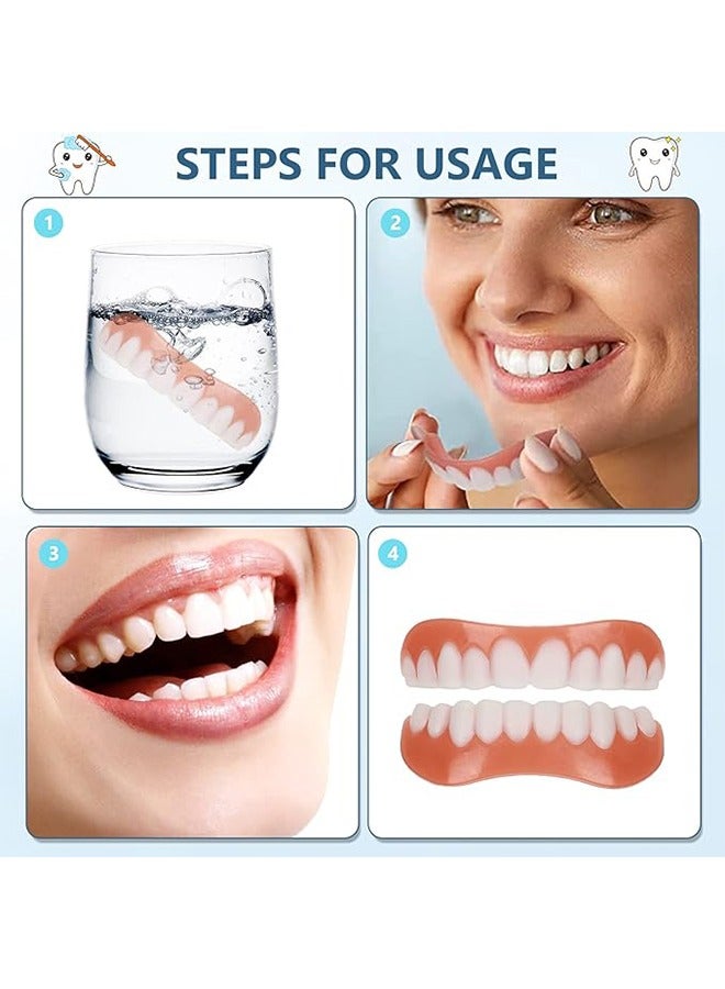 Generic False Teeth Veneers Anti-true Braces Instant Smile Veneers Cosmetic Teeth Whitening Temporary Prosthesis Comfortable Teeth  Lower Teeth  - Image 5